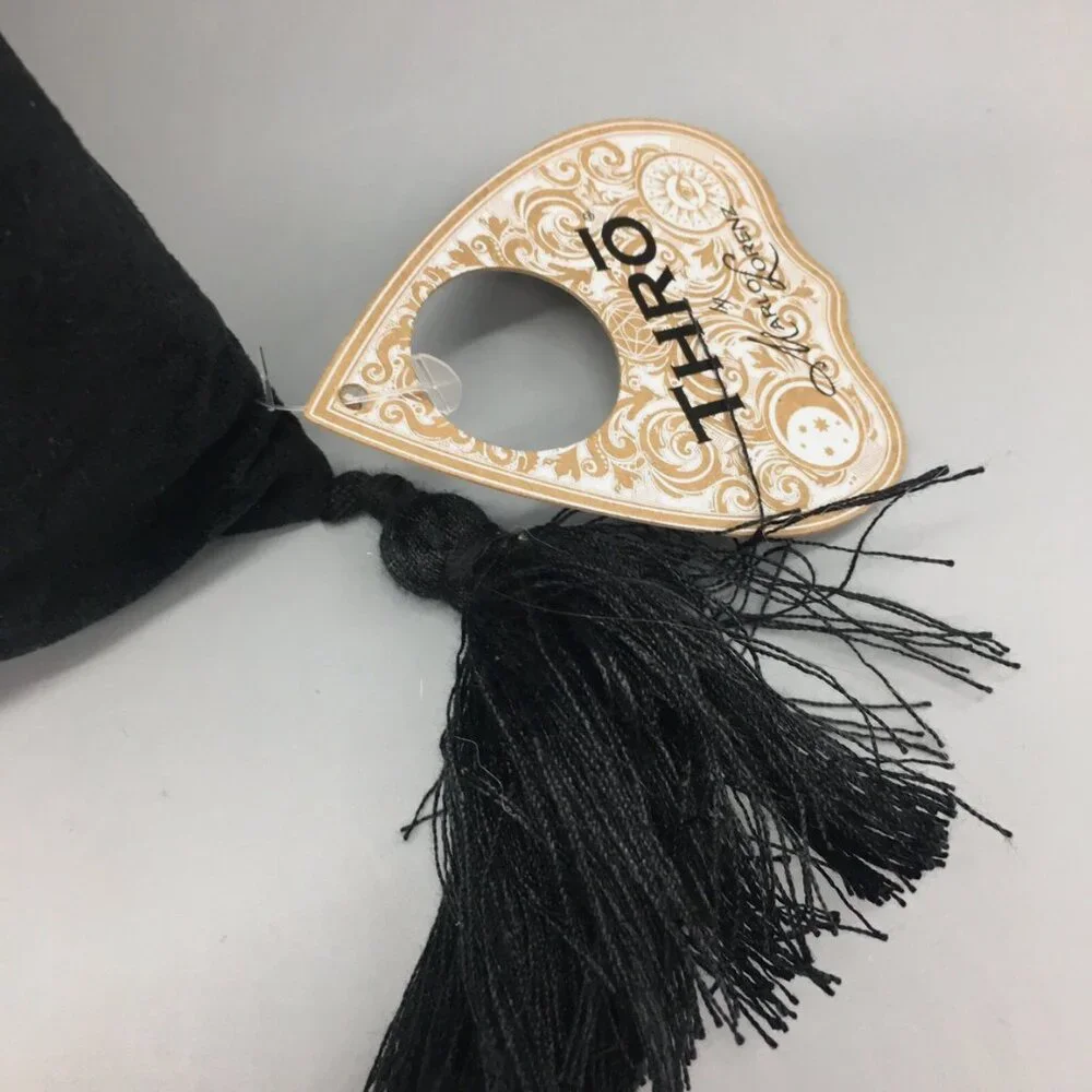 Thro Halloween Ouija Board Palmistry Fortune Teller Feather Pillow Decor Tassels